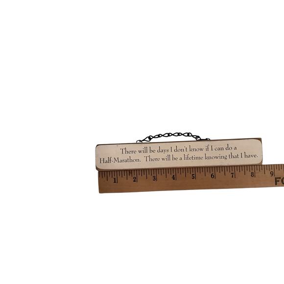 Set 18 Mini Barn Wood Signs Running Quotes Motivational Wall Decor Rustic Gifts - Picture 9 of 16